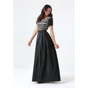 Bebe EMBELLISHED 2-PIECE Prom dress GOWN